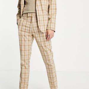 Reclaimed Vintage Inspired - Couture-bukser i ternet-Multifarvet